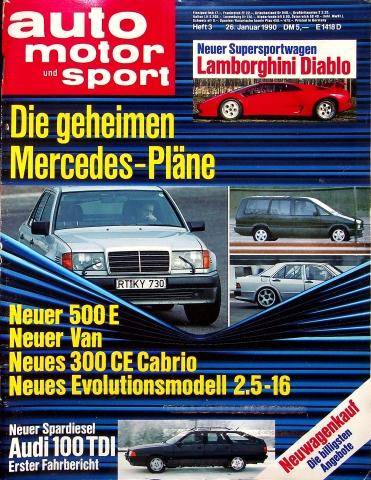 Deckblatt Auto Motor und Sport (03/1990)